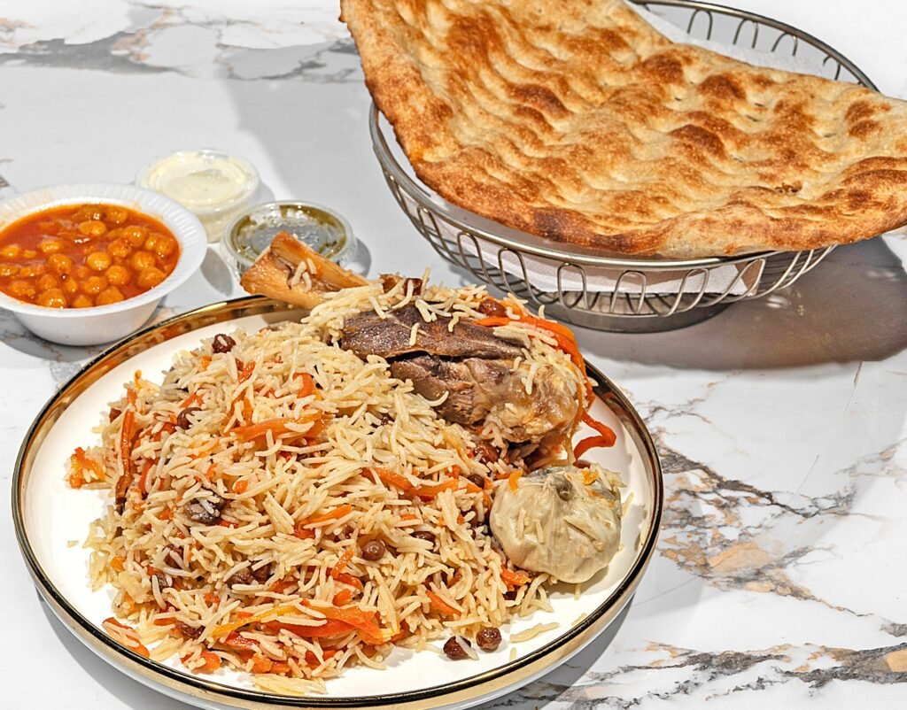 Qabuli Palaw With Mahicha (Lamb)