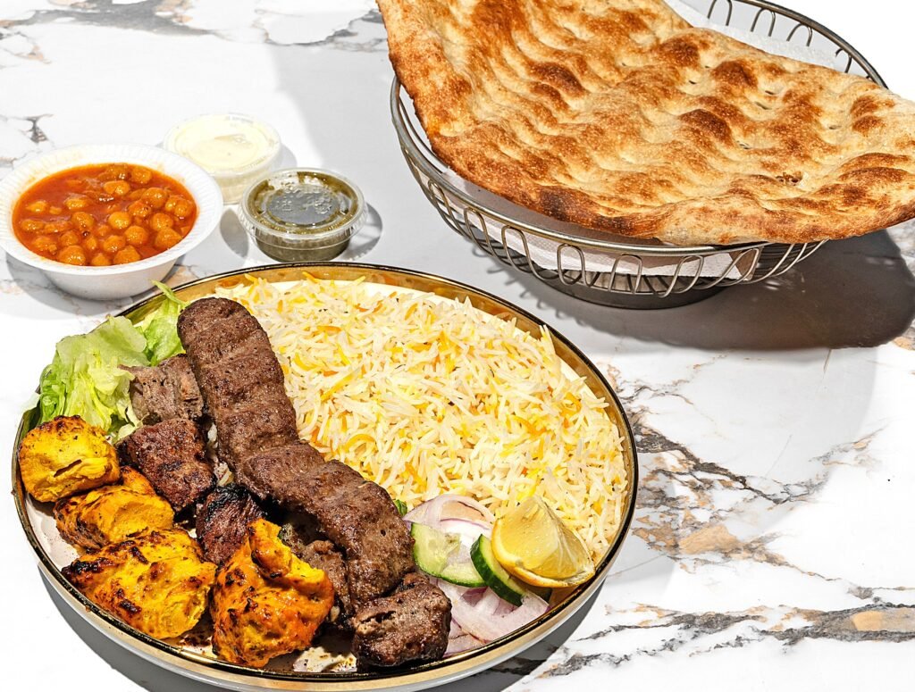 Mixed Kabob (Lamb, Chicken and Ground Beef)